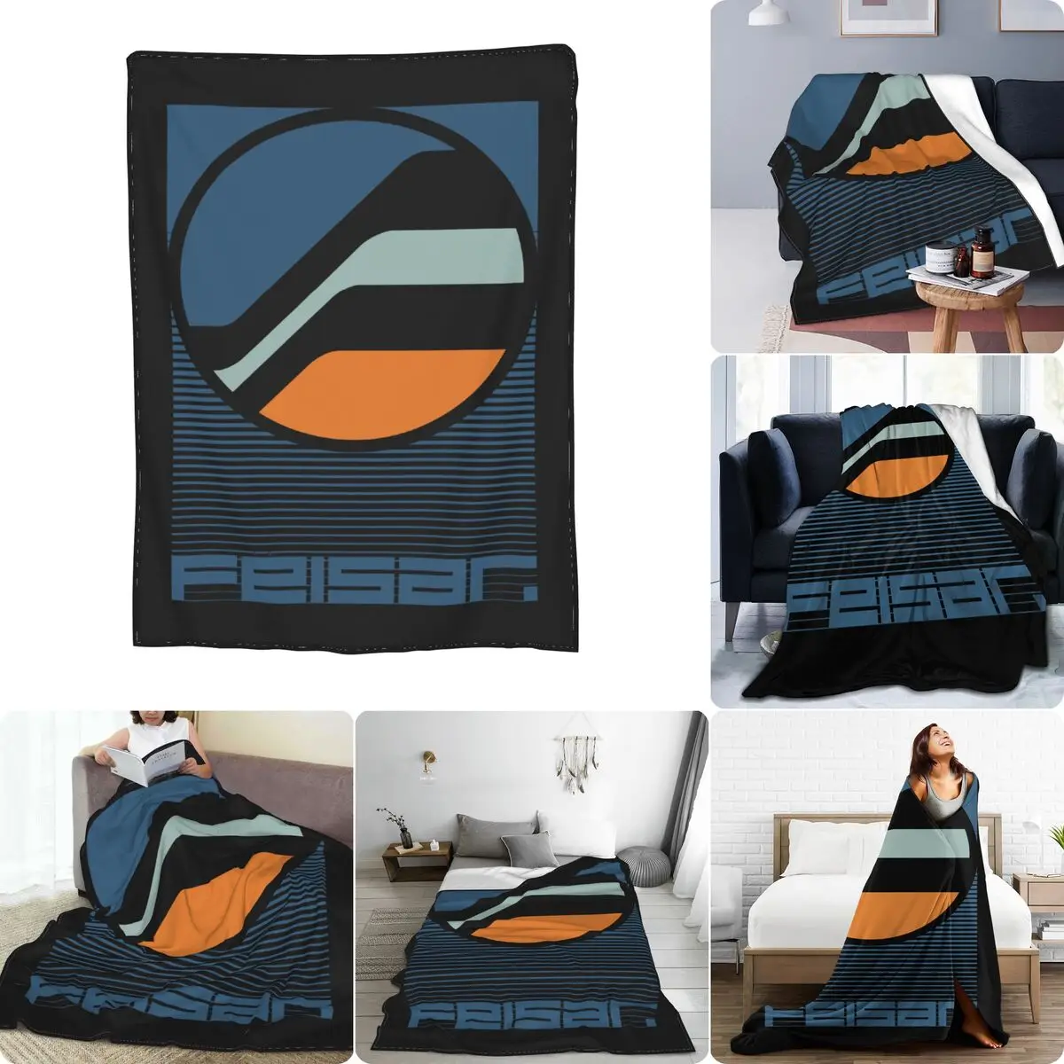 Wipeout Inspired Feisar Ultra-Soft Micro Fleece Blanket High-Quality