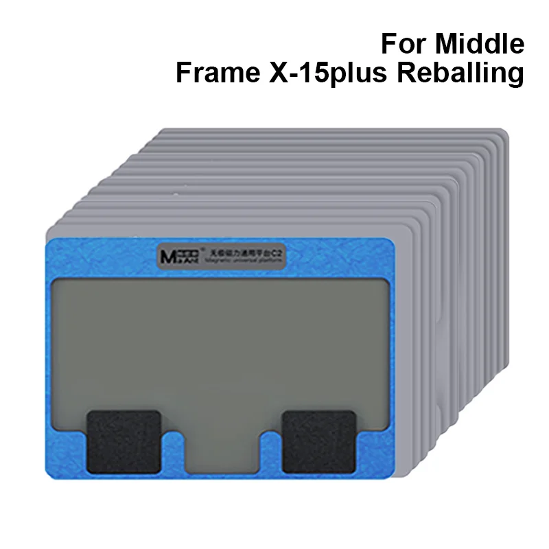 Maant C2-no-extreme Magnetic Plataforma Universal Telefone Reparação de Soldagem ip x 11 12 13 14 15series Reballing Bga Aço Mesh Set