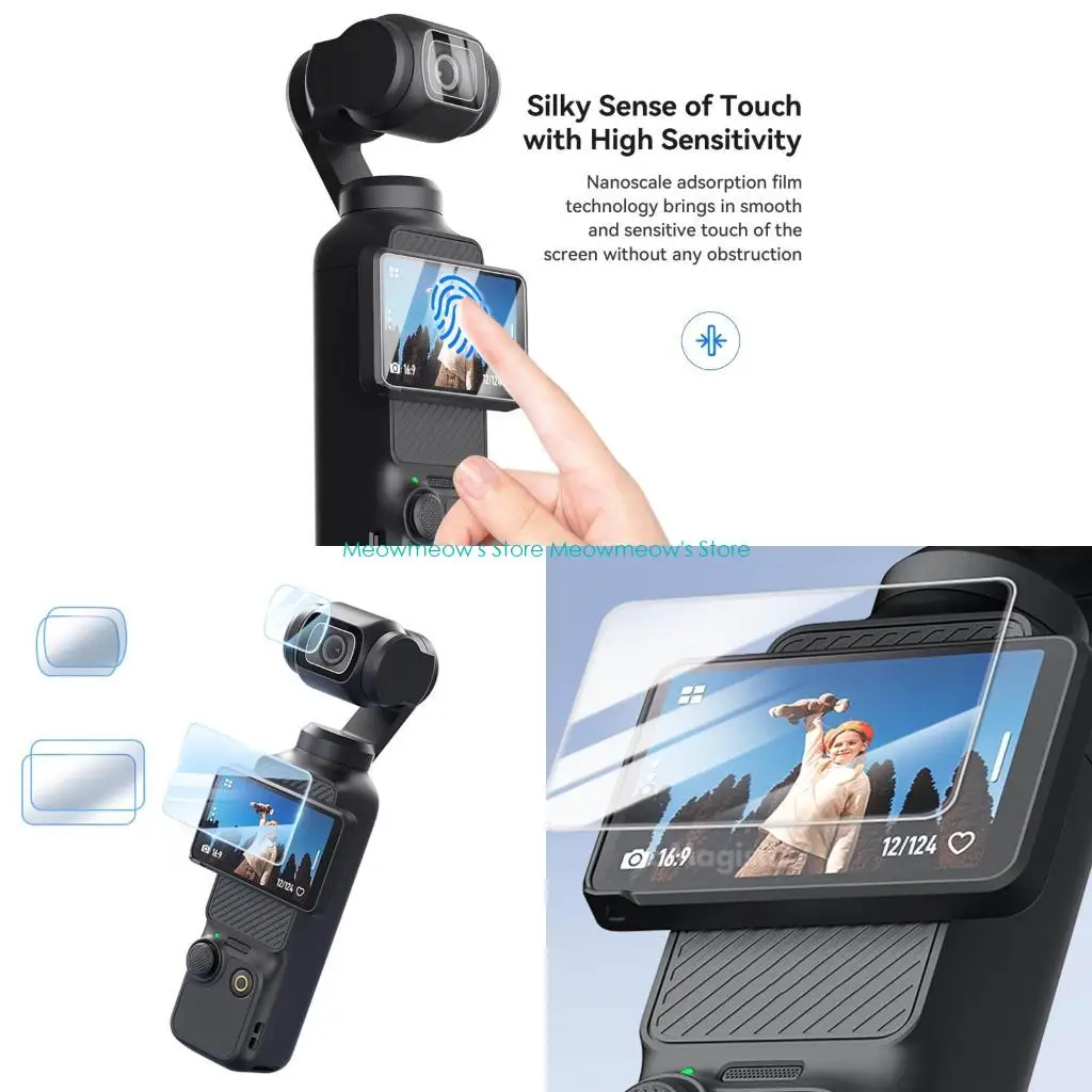 

W91A High Definition Bubble Less Camera Lens Protector Glass Shock Absorption Design