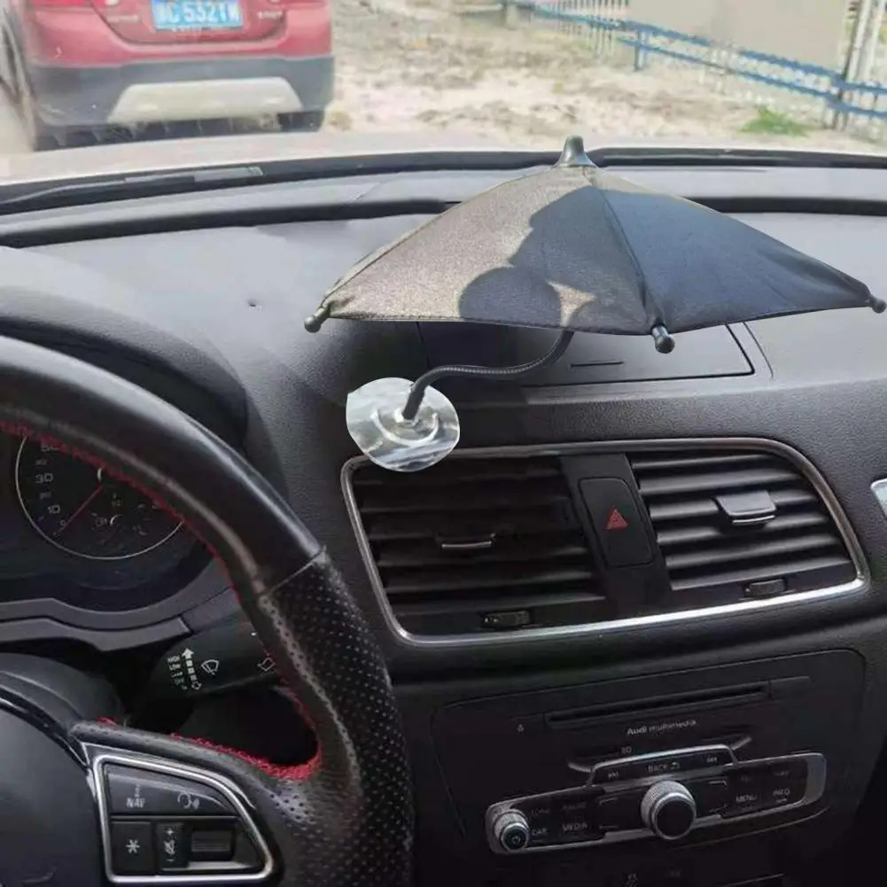 

Travel-friendly Phone Sun Portable Anti-uv Sun Umbrella for Mobile Phones with Magnetic Adsorption Design for Car for Outdoor