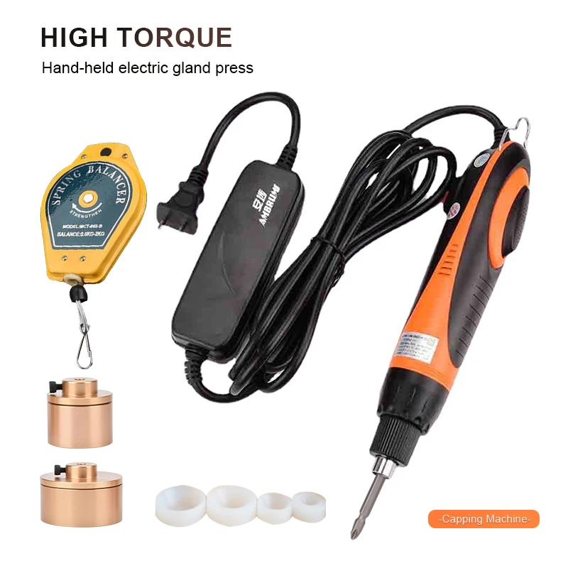 Handheld Electric Large Twist Capping Machine  100V-240V Capping Machine Glass Water Antifreeze Screwing Machine