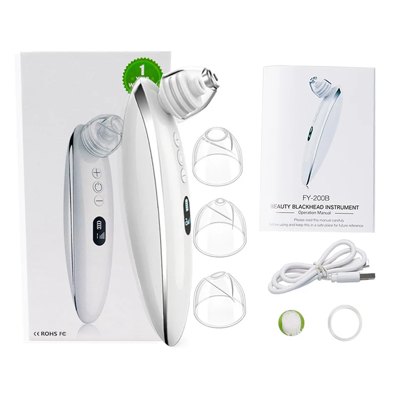 Diamentowy mikrokrystaliczny środek do oczyszczania porów twarzy usuwający zaskórniki ssanie próżniowe urządzenie do usuwania trądziku wyświetlacz LED ekran maszyna do czyszczenia twarzy