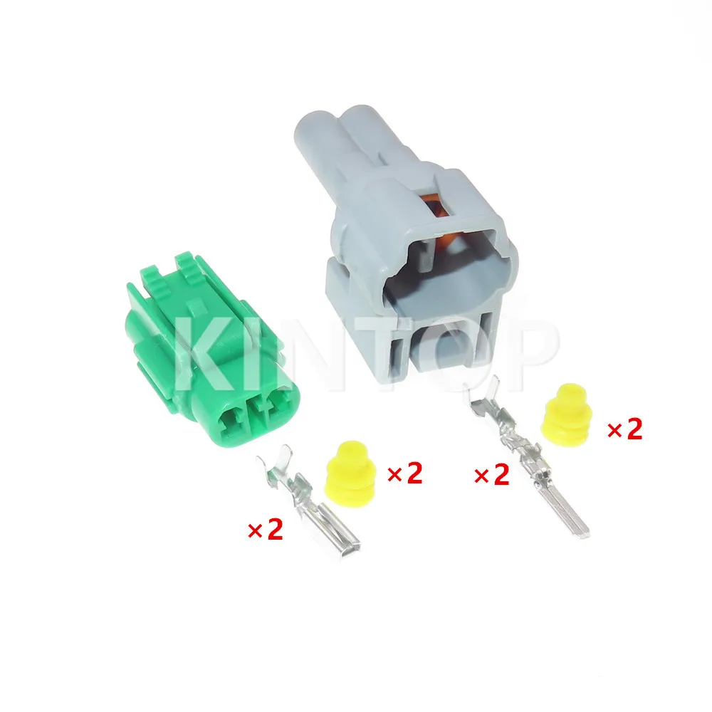 1 Set 2 Pins 6187-2581 6180-2591 Waterproof Car Socket AC Assembly Auto Connector With Terminals and Seals - Detail 1