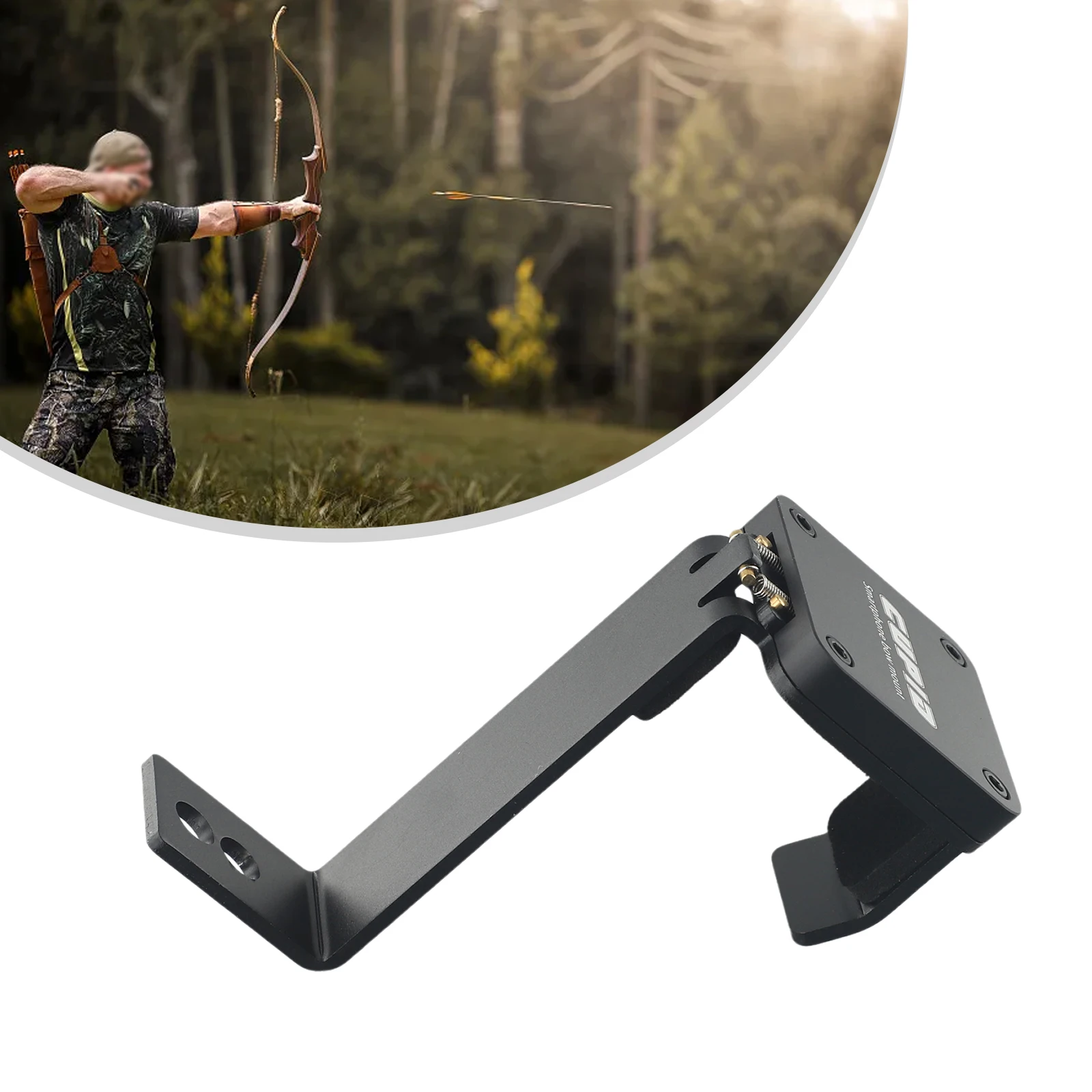 New Quality Bow Stand Hunting Smartphone Aluminum Black Bow Adjustable Phone Holder Bracket Fit Different Phone S