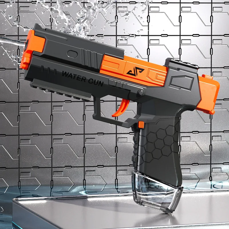 Water Battle Water Gun Manual Burst Water Gun Funny Pistol Toy for Summer Outdoor Beach Water Play Kids Pool Toys Boys Gifts