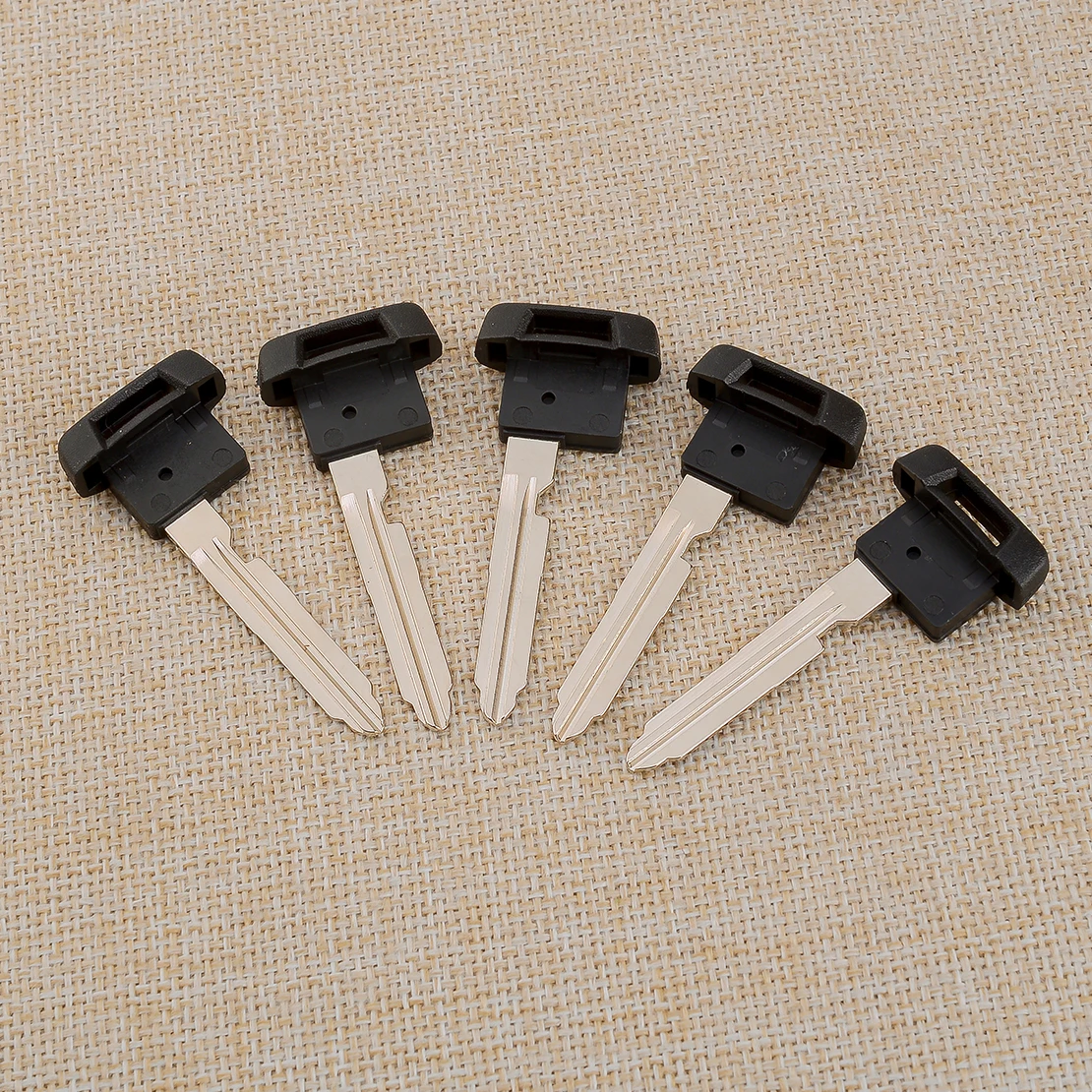 New 5Pcs Uncut Insert Emergency Key Blade Durable Fit for Mitsubishi Outlander 2023 2022 2021