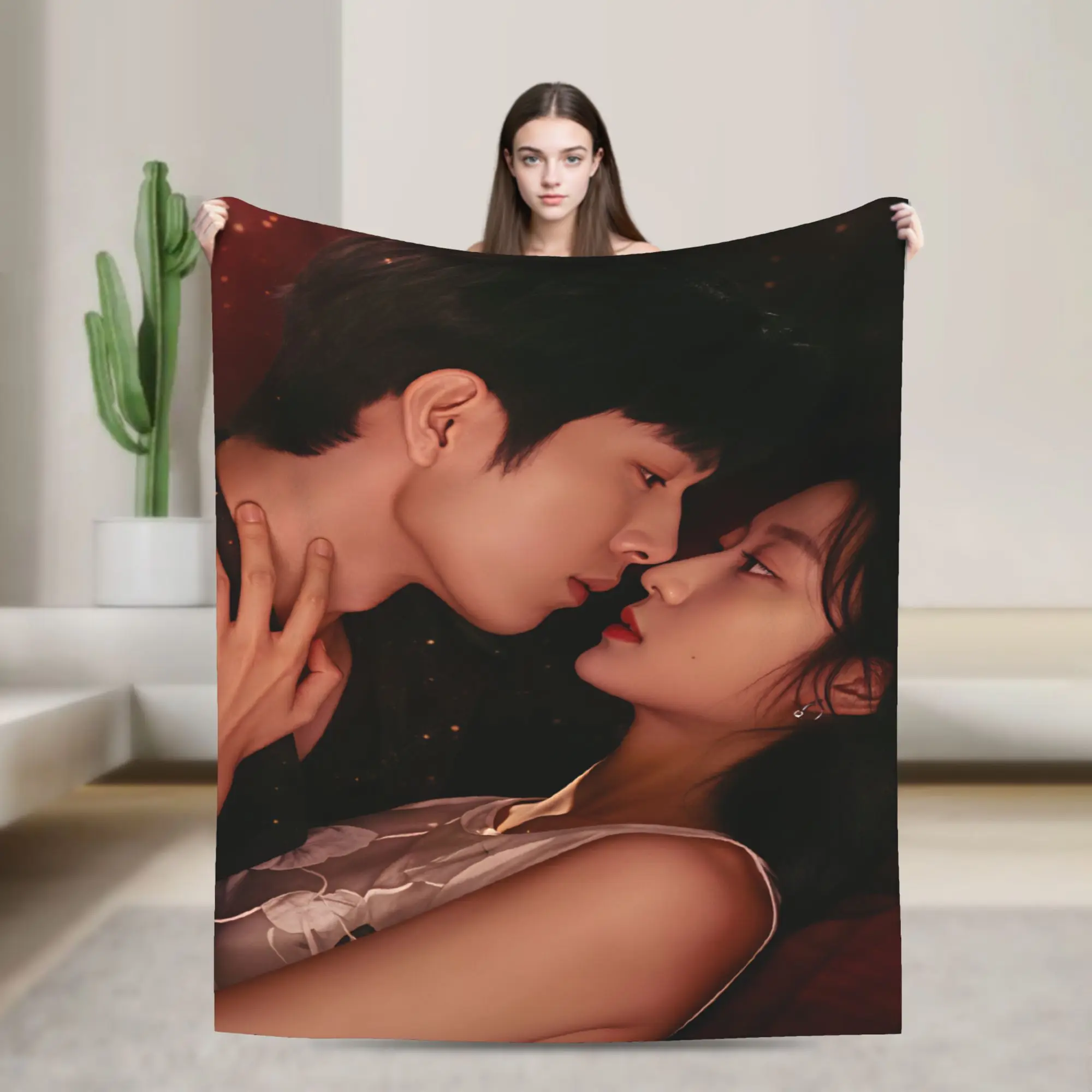 Soft BlanketChildren Camping The Early Spring Throw Blanket C Drama Flannel Bedspread For Couch Chair Sofa Bed Pattern Bed Cover