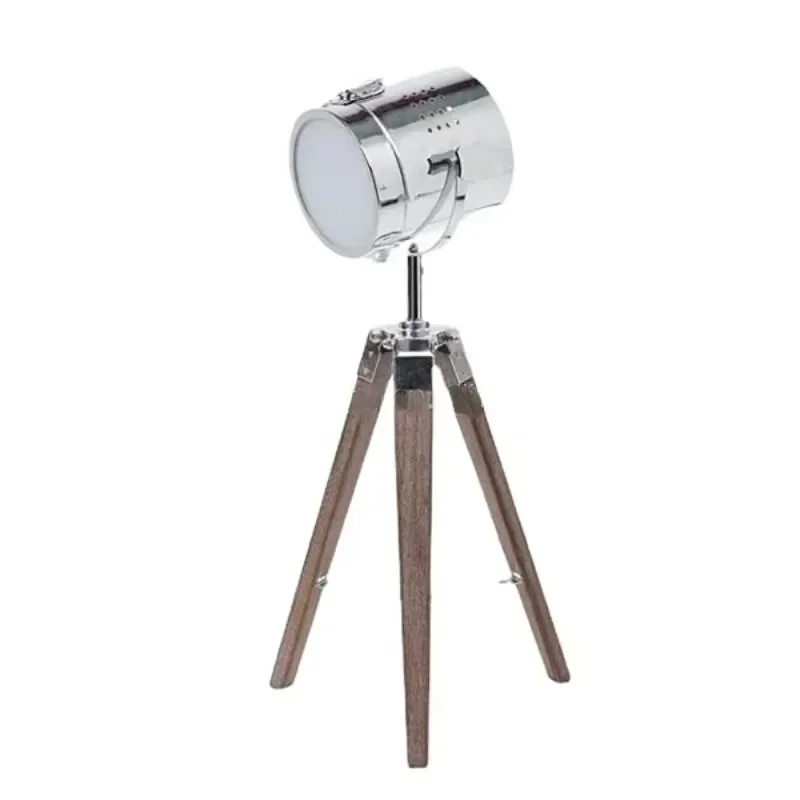 cheap antique retro wood tripod floor lamp AF911AB