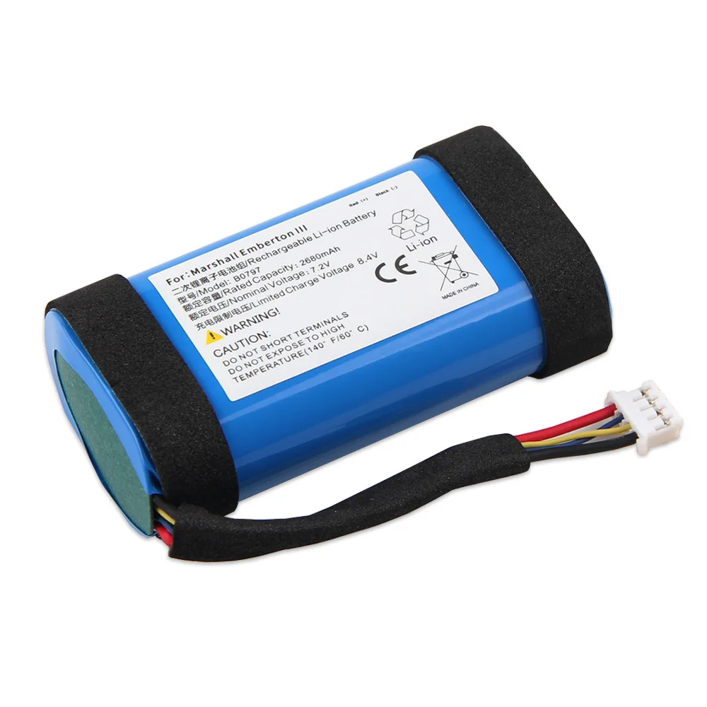 

B0797 Replacement Battery For Marshall EMBERTON III 3Gen Wireless Bluetooth Speaker Quality Batteries With Tool 2680mAh
