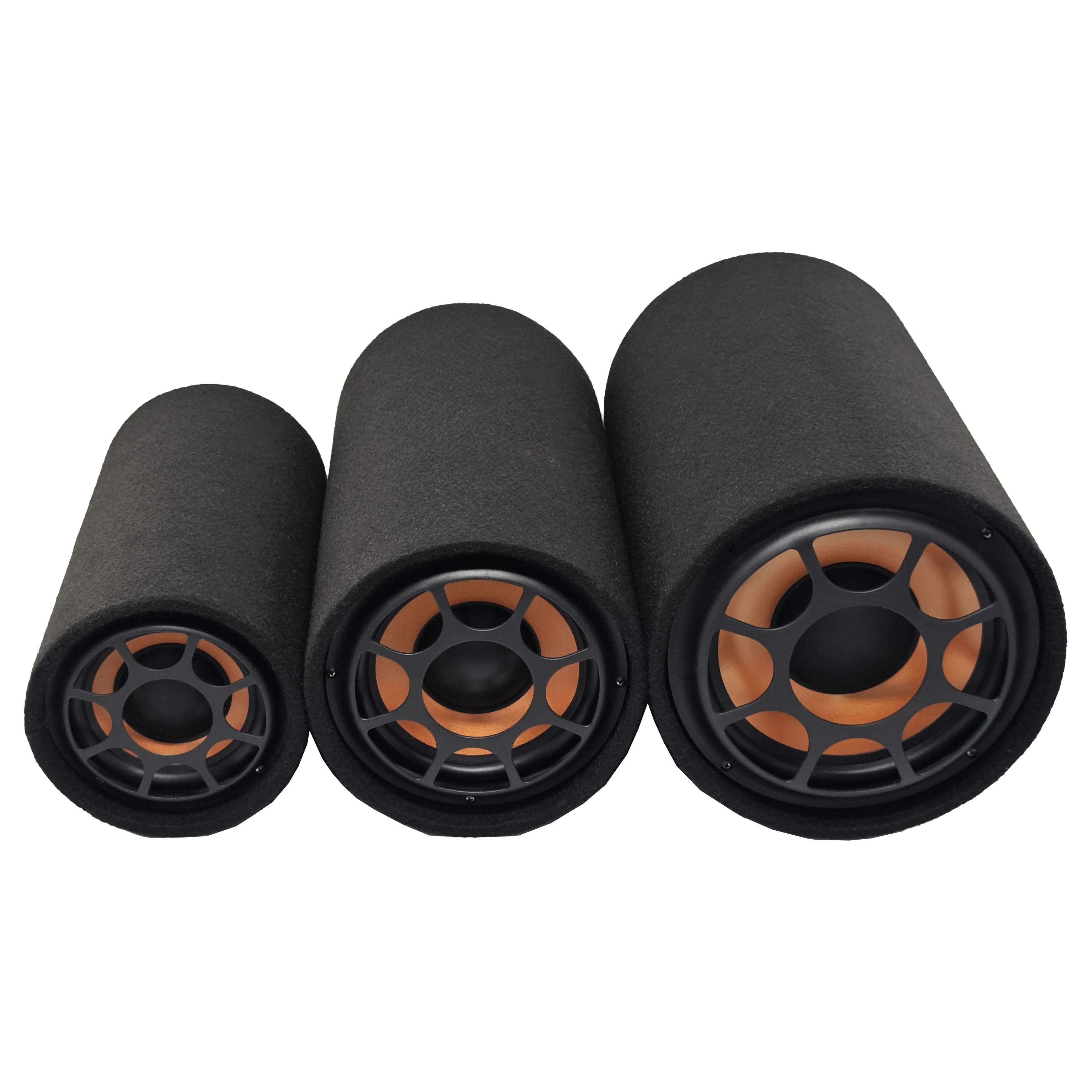 

Заводские автомобильные сабвуферы, басовая трубка, 6 дюймов, 8 дюймов, 10 дюймов, корпус сабвуфера, пиковая 70 Вт, автомобильный звук, коробка для динамиков, активный круглый сабвуфер