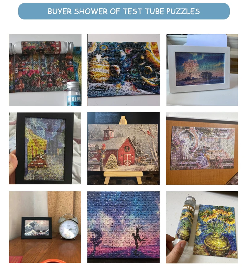 150PCS Mini หลอดทดสอบจิ๊กซอว์ปริศนาสําหรับผู้ใหญ่ Decompression ของเล่นตู้เย็นปริศนาเกมครอบครัวตกแต่งของเล่นเพื่อการศึกษา