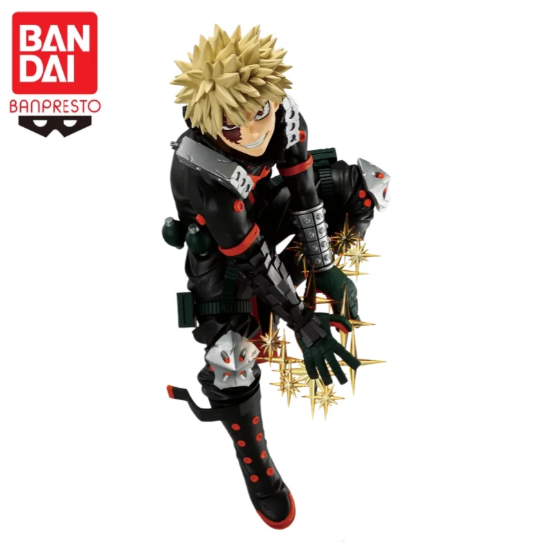 

В наличии 100% оригинальная фигурка Bandai My Hero Academia Maximatic Katsuki Bakugo 2, аниме-фигурка, модель из ПВХ, коллекционная.