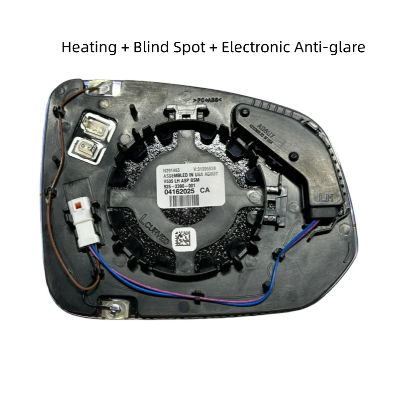 

Heating blind spot mirror Electronic Anti-glare mirror glass lens blind spot For Volvo XC90 2015 2016 2017- 2023