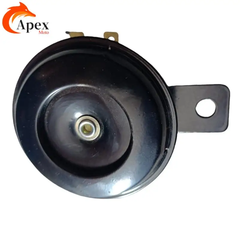 Horn 12V 24V  Scooter eBike Motorcycle Electric Horn Kits 105db 110db Waterproof Round Super Loud Horn Speaker