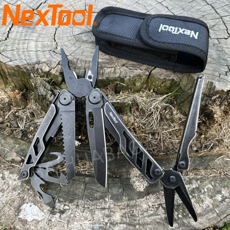 Imagem -02 - Nextool-flagship Pro 16 em Multitool com Bainha Kydex Alicate Dobrável Faca Multiuso Portátil de Bolso Tesoura Multi-ferramenta