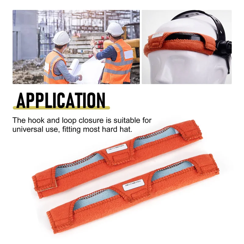 

AEF3-2Pcs Hard Hat Helmet FR Sweatsopad Air Cushioned 20-3200V Sweatband