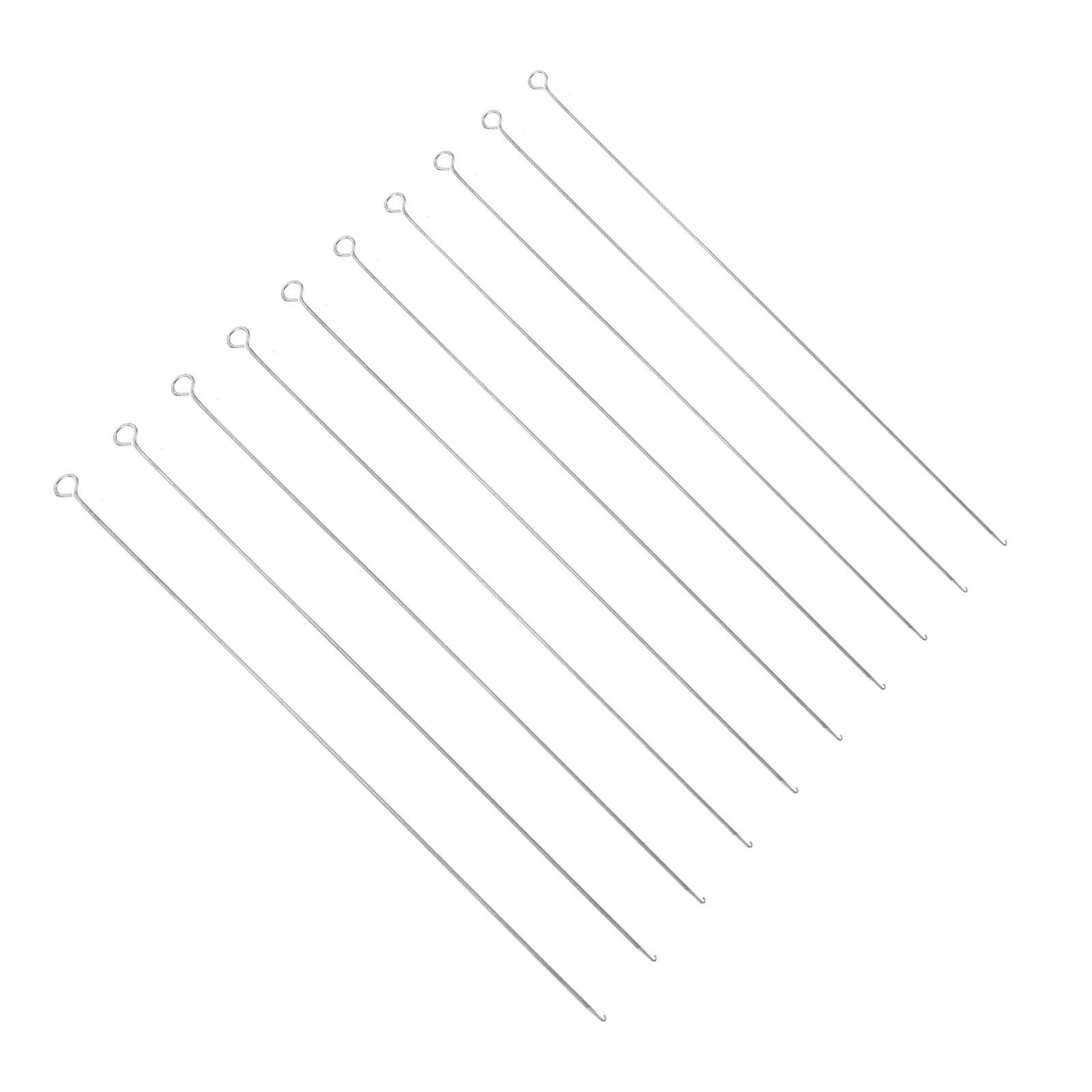 

10 Pcs Tools Beading DIY Beaded Hooks Supplies Wire Accessory Silver Accessories Needle