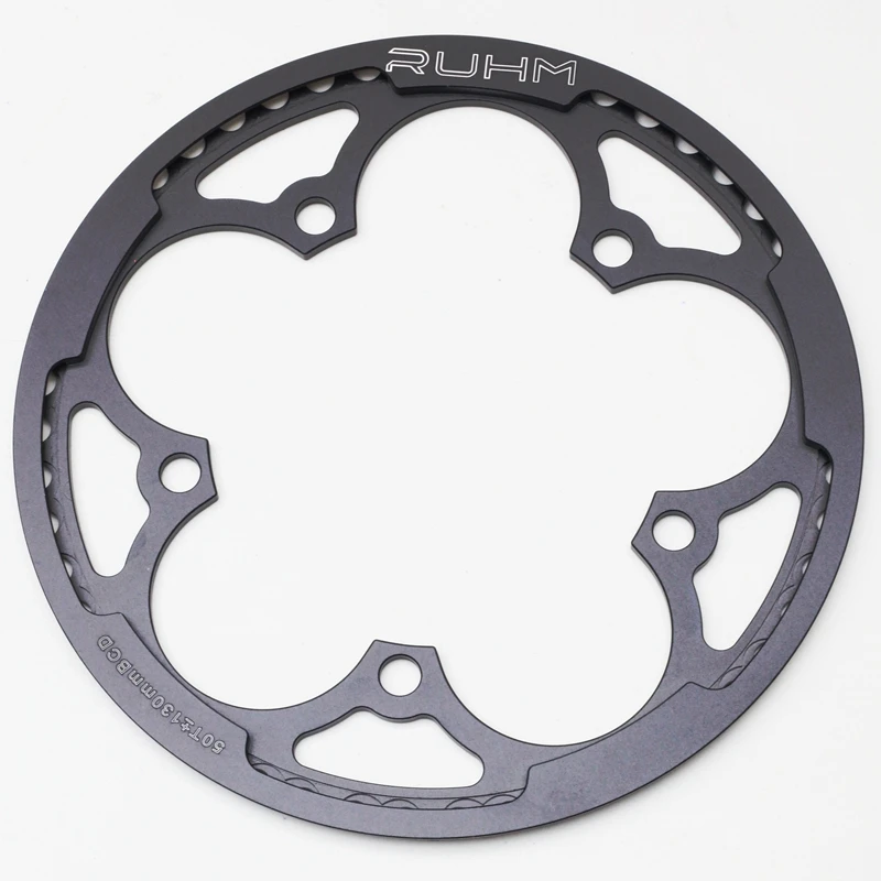 RUHM Folding Bike Trifold Cycle Chainring BCD130mm 50T Narrow Wide Bicycle Chainwheel for Brompton Dahon bike accessories