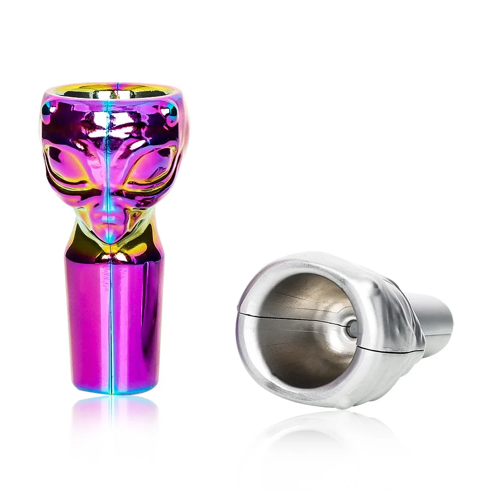 Magnetism Metal Hookah ScrewShaped Water Pipe Head Tobacco Bowl Shisha for Smoking Accessories