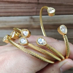 Bangles For Women Nigerian Jewelry Bead Gold Color Bracelets Nigerian Bracelet