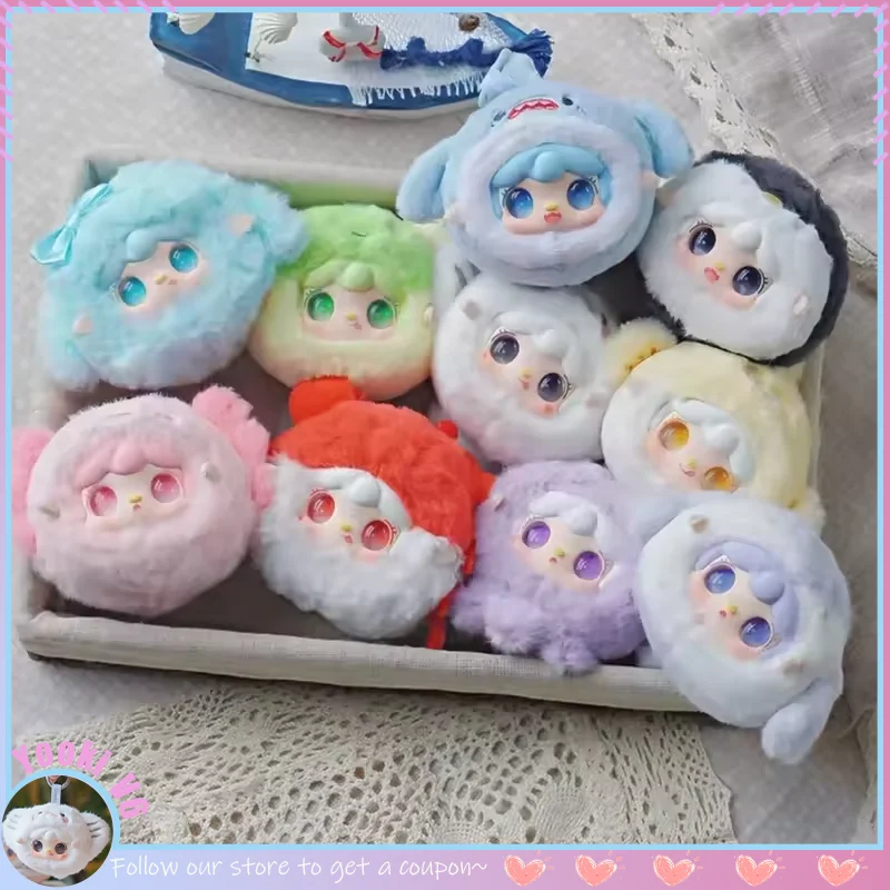 

Original Yooki V6 Mini Ocean Baby Series Vinyl Plush Blind Box Creative Collect Doll Hanging Ornament Trendy Toys Birthday Gift