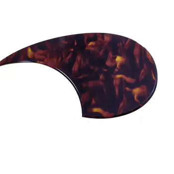 Golpeador de guitarra personalizado Pleroo - Golpeador de guitarra acústica OM de gran calidad, color marrón tortuga 10 best sales Púa - №10