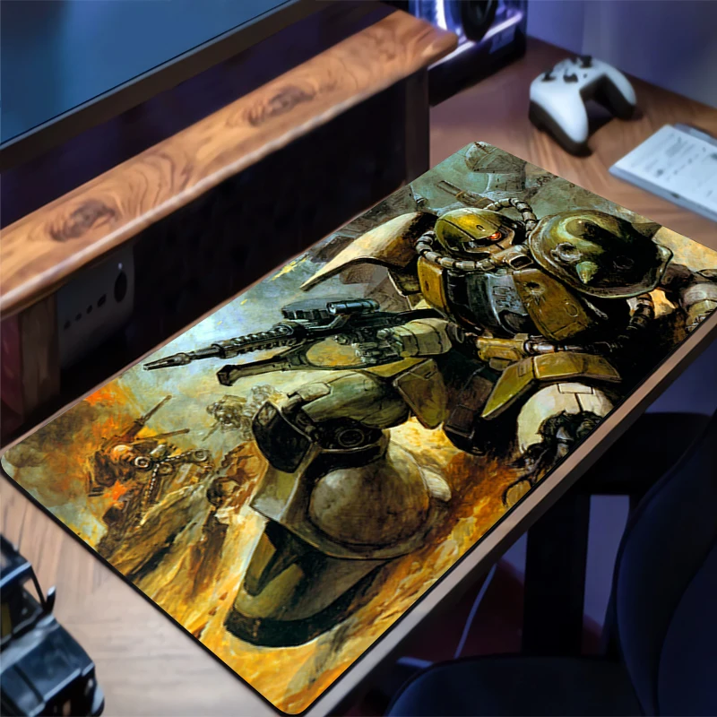 Коврик для мыши Mechanical Warrior Gundam Zaku II Коврик для ноутбука HD Коврик для мыши Игровые коврики Резиновый коврик для мыши Аксессуары для ПК Коврик для клавиатуры