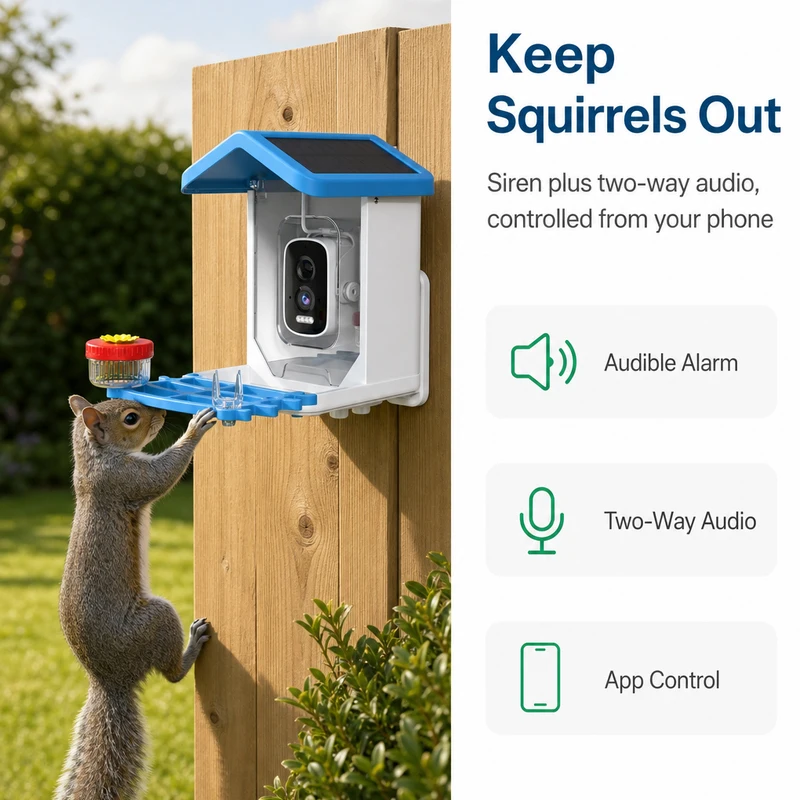 Solar Solar Bird Feeder With Camera AI Bird Recognition Bird Feeder Wireless Smart For Bird Feeder With 5MP HD Camera And App Alerts - Aliexpress Deal