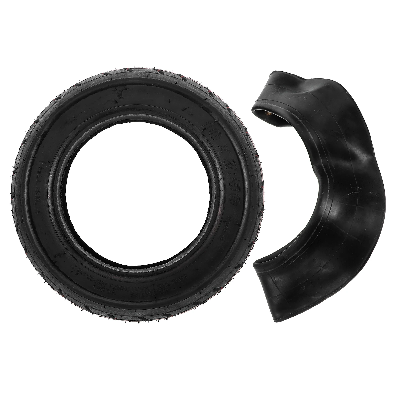 

Scooter Tire Combination 10 Inch Inflatable Tires Wear Resistant Stable Grip Electric Scooter Wheels Replacement Repair