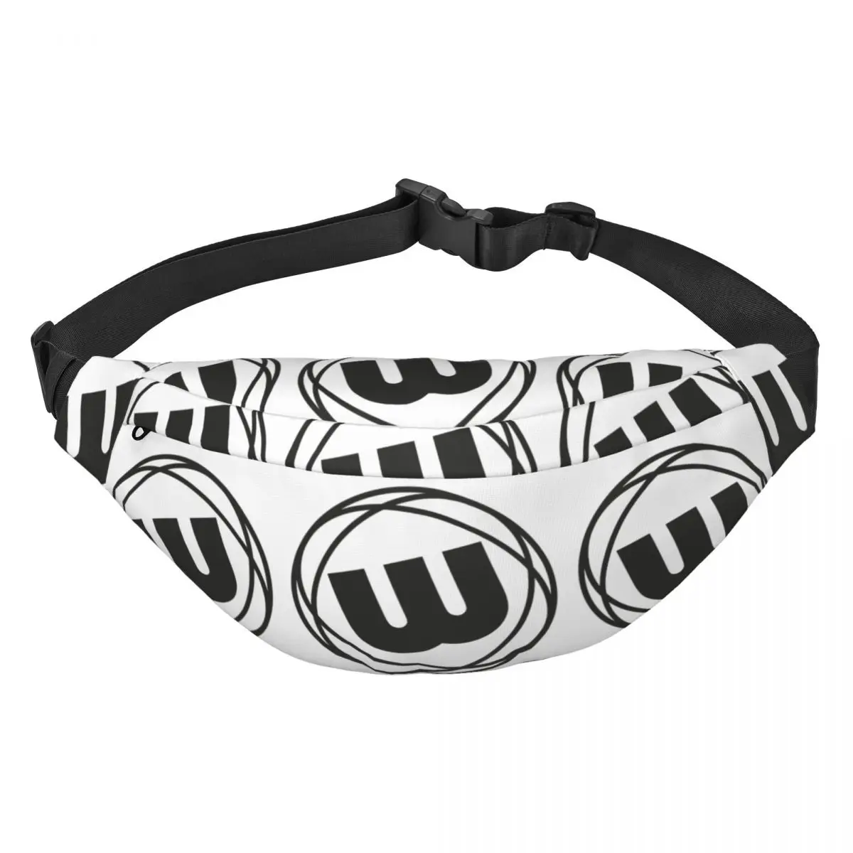 Custom Cool Winmaus Logo Dart Board Fanny Pack for Traveling Women Men Sling Crossbody Waist Bag Phone Money Pouch