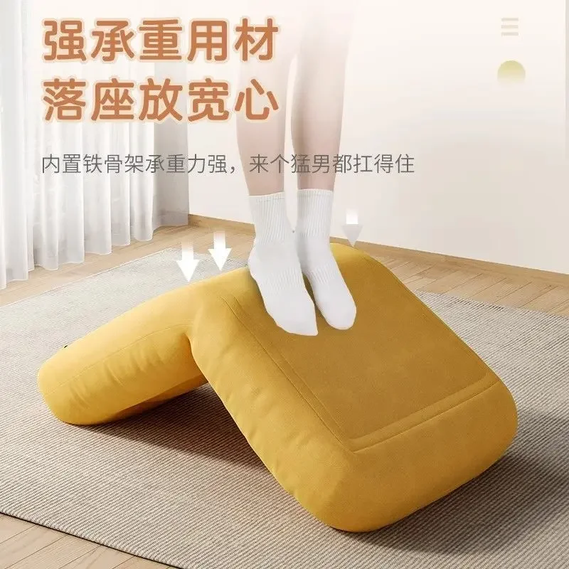 Lazy lounge floor sofa chair backrest bedroom single armchair balcony bay window seat cushion Japanese tatami bean bag