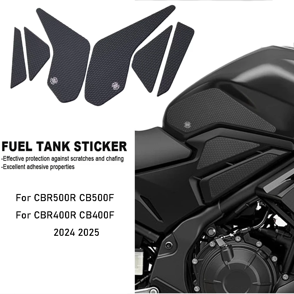 

Для CBR500R CB500F CBR400R CB400F CB500F 2025 наклейка аксессуары для мотоцикла боковая накладка на бак защита наколенник тяга ﻿