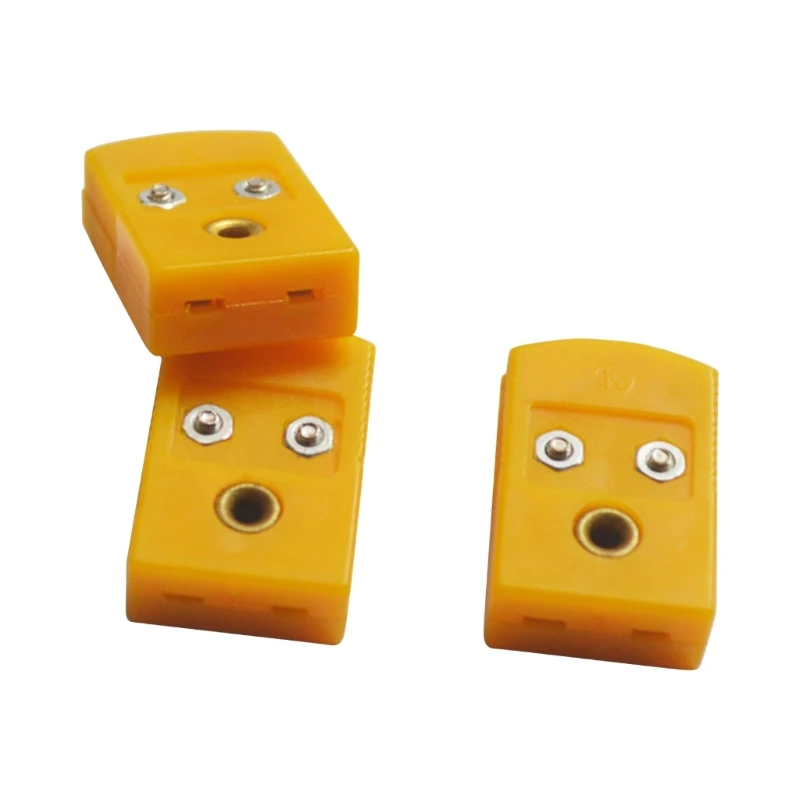 10 Uds. Conector Cable adaptador enchufe termopar macho tipo K, conectores Cable, juego enchufes en