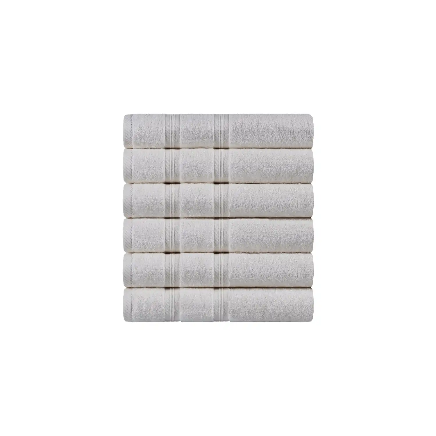 

Smart Dry 6-Piece Zero Twist Hand Towel Set, Ivory
