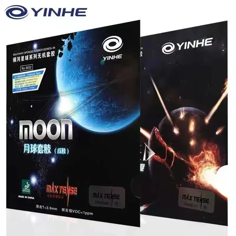 Original YINHE Moon Max Tense Factory Tuned pips in Table Tennis Rubber with Sponge For Ping Pong Racket Galaxy Moon Rubber