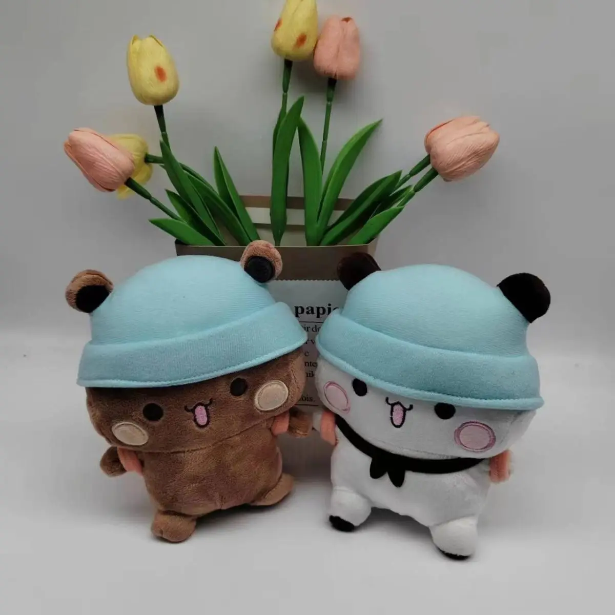 20cm Bubu Dudu Plush Toy Yier Panda Bear Dolls Lovely Cartoon Stuffed Soft Plushies Home Decoration for Boyfriend Girlfriend