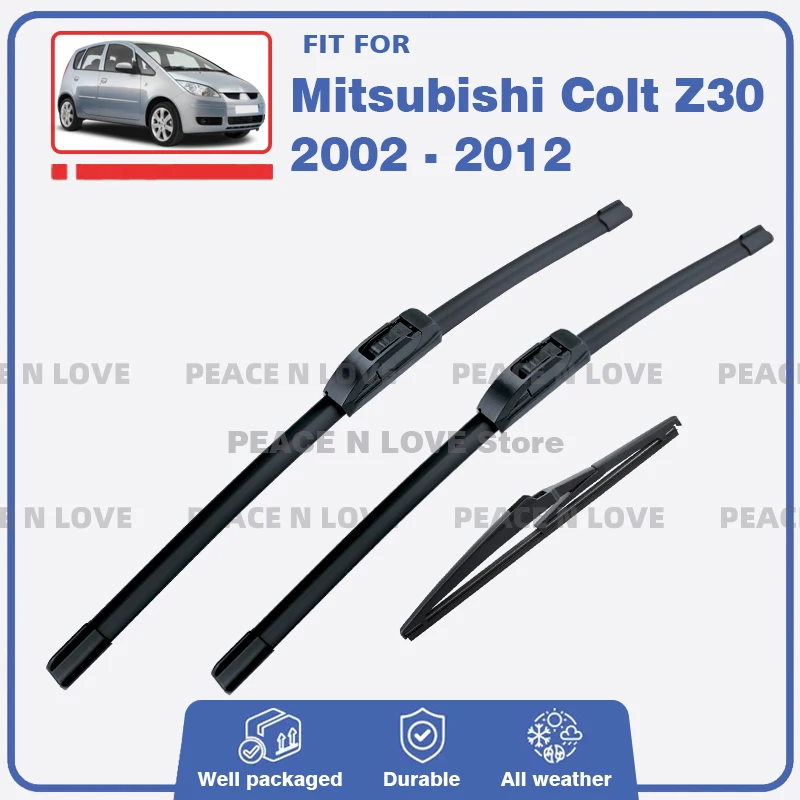 

Комплект передних и задних щеток стеклоочистителя для Mitsubishi Colt Z30 2002-2012 гг., щетки стеклоочистителя автомобиля, аксессуары для окон