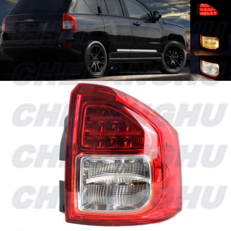 

For Jeep Compass 2011 2012 2013 2014 2015 2016 Right Side Tail Light Rear Lamp With Bulbs 5182543AC car assecories