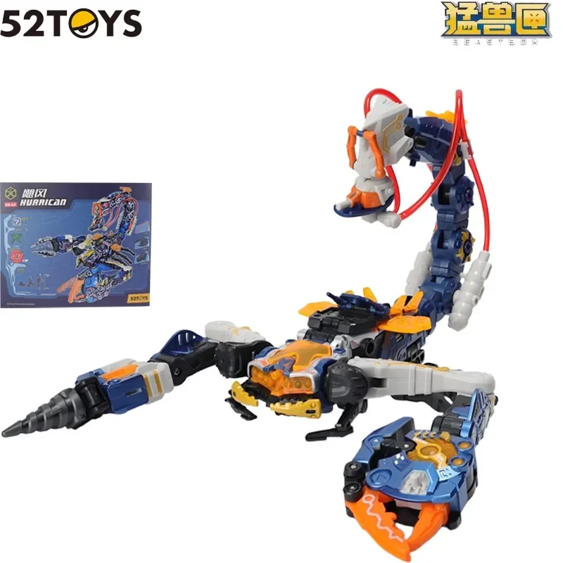52 brinquedos originais da série besta caixa gigante garra clã BB-60MB fundição e BB-60 furacão mech produtos presente do menino pode deformar