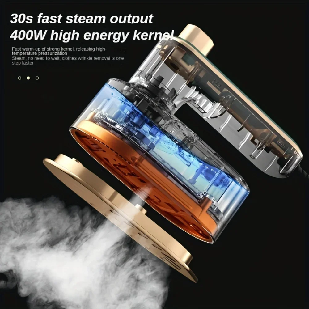 مكواة بخار صغيرة للملابس، مكواة بخار محمولة للسفر للملابس، مكوّاة رطبة وجافة، مكواة معلقة محمولة باليد