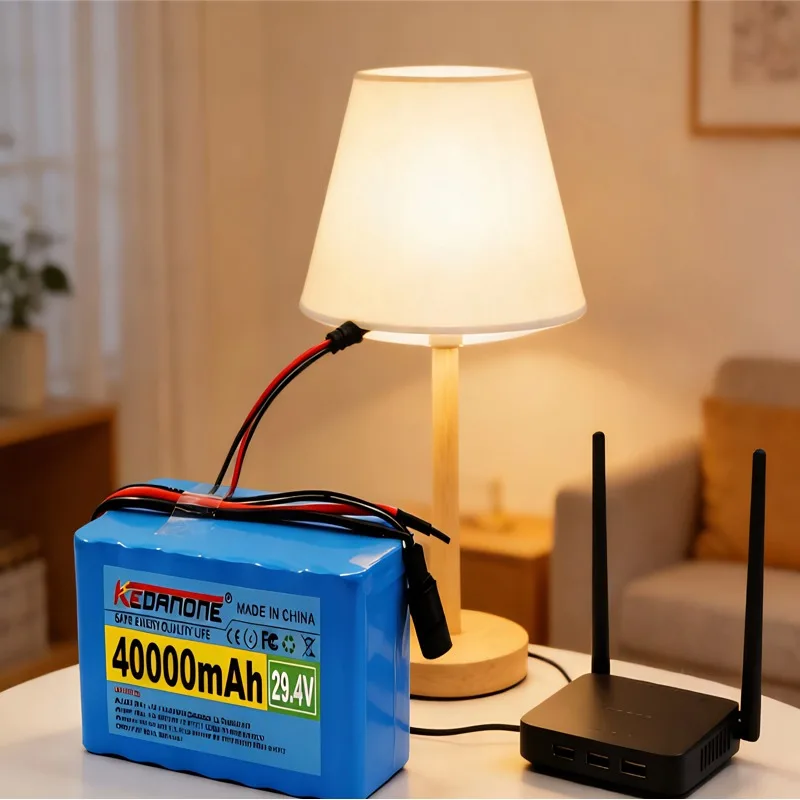 

24V 140Ah 7S3P Li-ion Battery Pack, with BMS & 2A Charger - for Electric Scooter Wheelchair Mobility toy car 18650 Battery✅