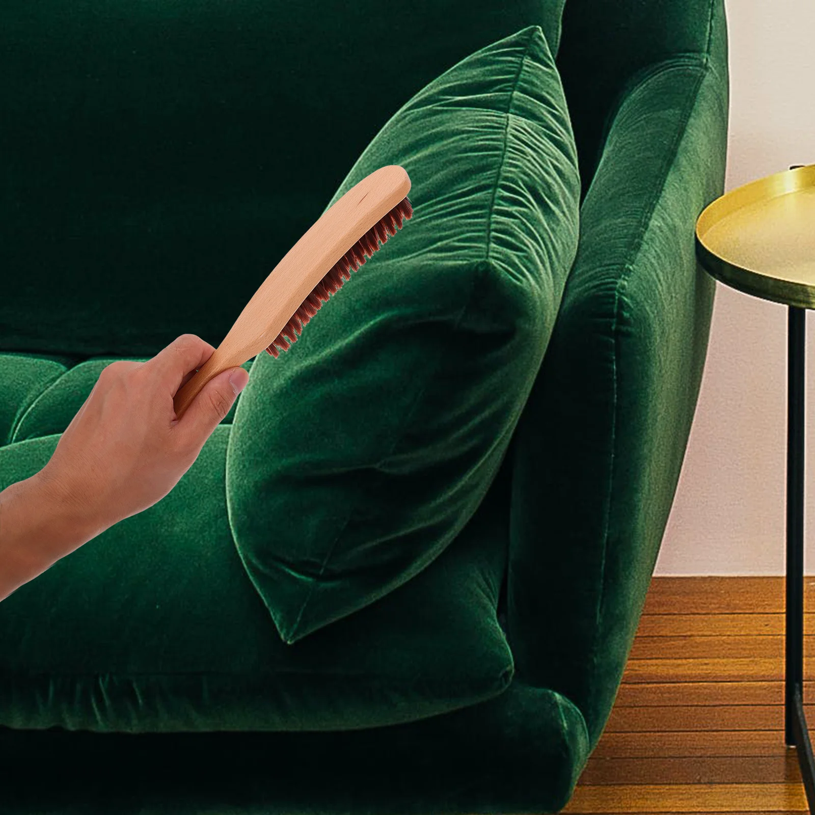 

Dust Removal Brush Solid Wood Handle Soft Horsehair Bristles For Furniture Clothes Cleaning Multipurpose Household Dusting