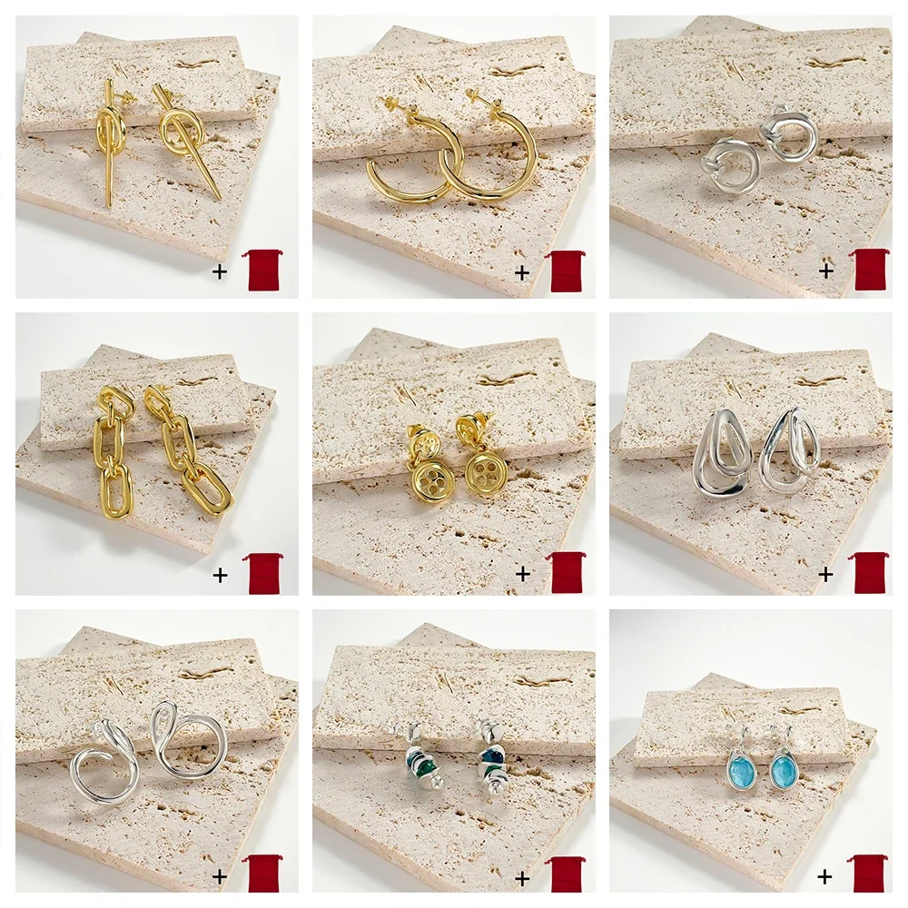 U-NO Spanish High Quality Exquisite Fashion 2023 Hot Sale  Overlay Gem Earrings Jewelry Gift Free Delivery DE 50