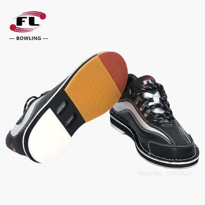 2025 Unisex Professional Bowling Shoes Women Men Anti Slip PU Leather Bowling Sneaker Breathable Lightweight Casual Shoes