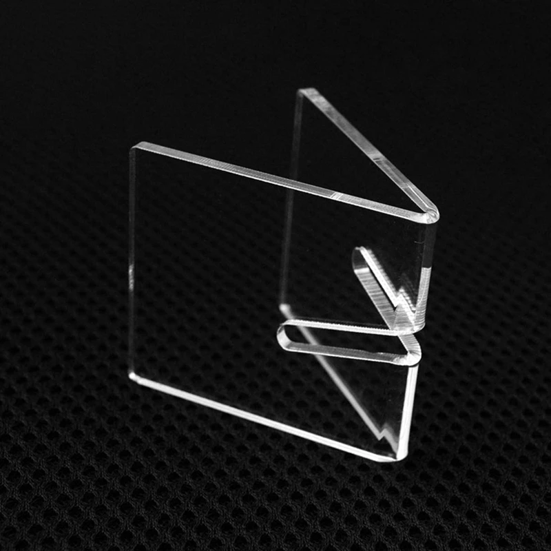 40PCS Clear Acrylic Knife Blade Display Stand Holders Folding Knife Display Stand Holder Pocket Knives Showcase Rack