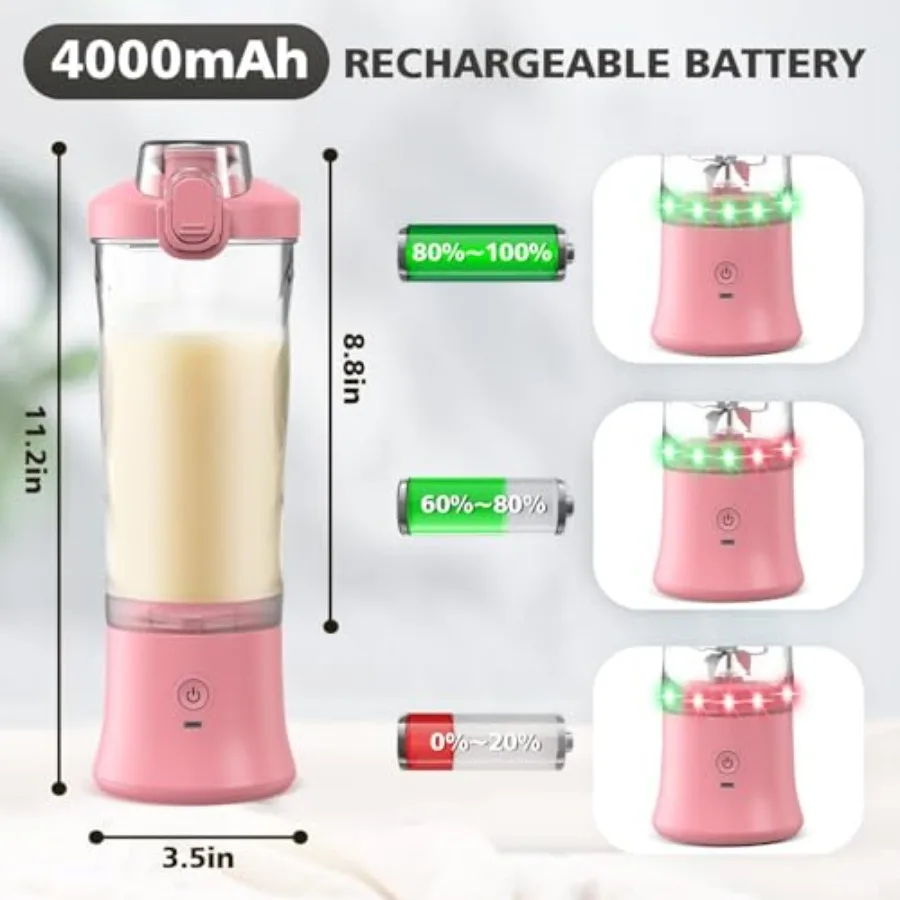 20oz USB-C Portable Blender 4