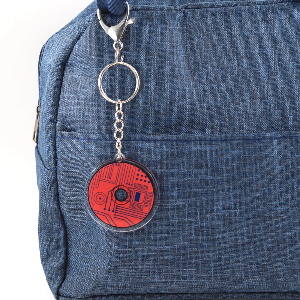 Punk Willkommen im Spätkapitalismus Acryl-Schlüsselanhänger Retro-Futuristischer Schlüsselring Techwear-Accessoire Taschenanhänger Geschenk für Gamer – Detail 5