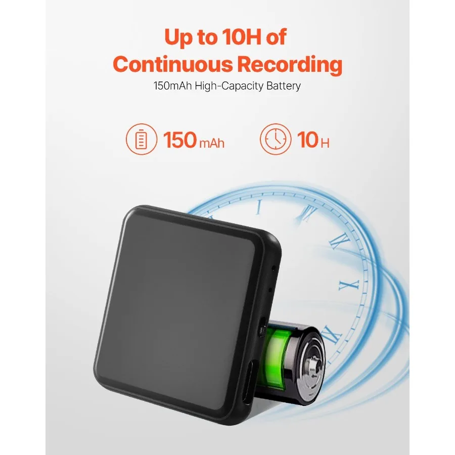 미니 스파이 디지털 음성 활성화 레코더 자석 녹음 청취 장치