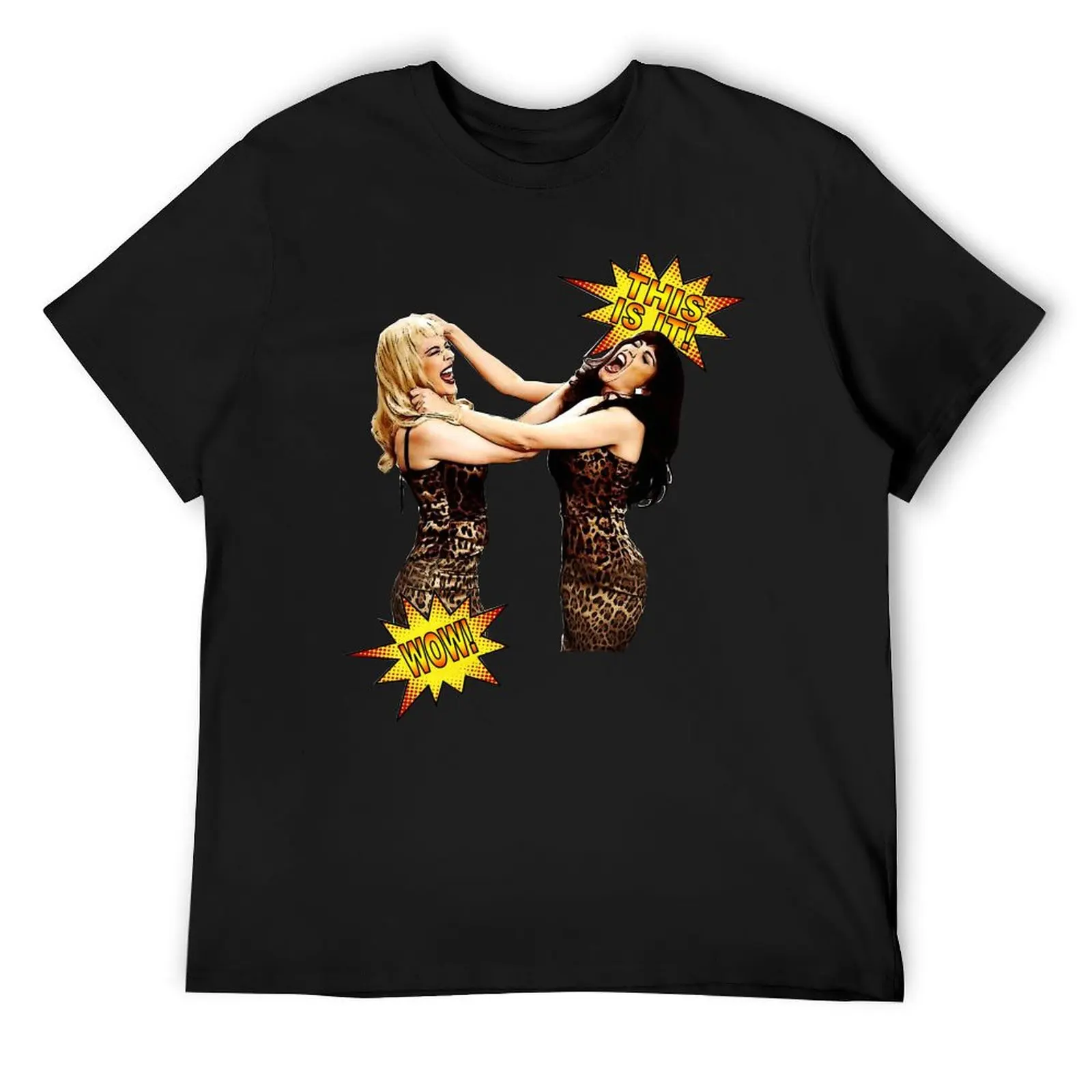 Kylie & Dannii Minogue - Pow Wow (This Is It) T-Shirt heavyweights Aesthetic clothing mens t shirts