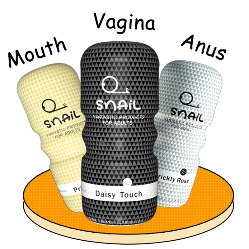 Male Masturbator Realistic Vagina Pussy Anus Anal Oral Masurbation Machine Snail Aircraft Cup Sex Toys for Men 18 Adult Supplies view 3